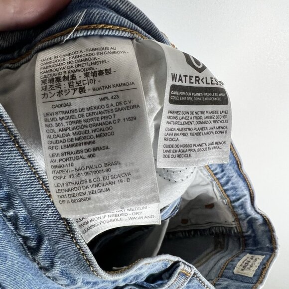 Levi’s Wedgie Icon Fit Ankle Jeans High Waist Size 28 Casual Vintage‎ Style - Picture 10 of 12